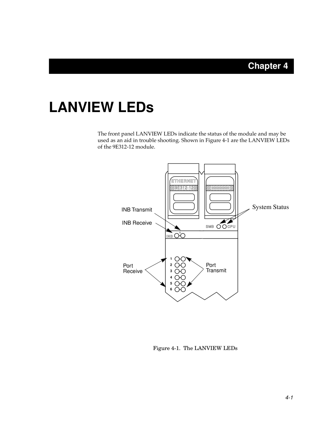 Enterasys Networks 9E312-12 manual Lanview LEDs, System Status 