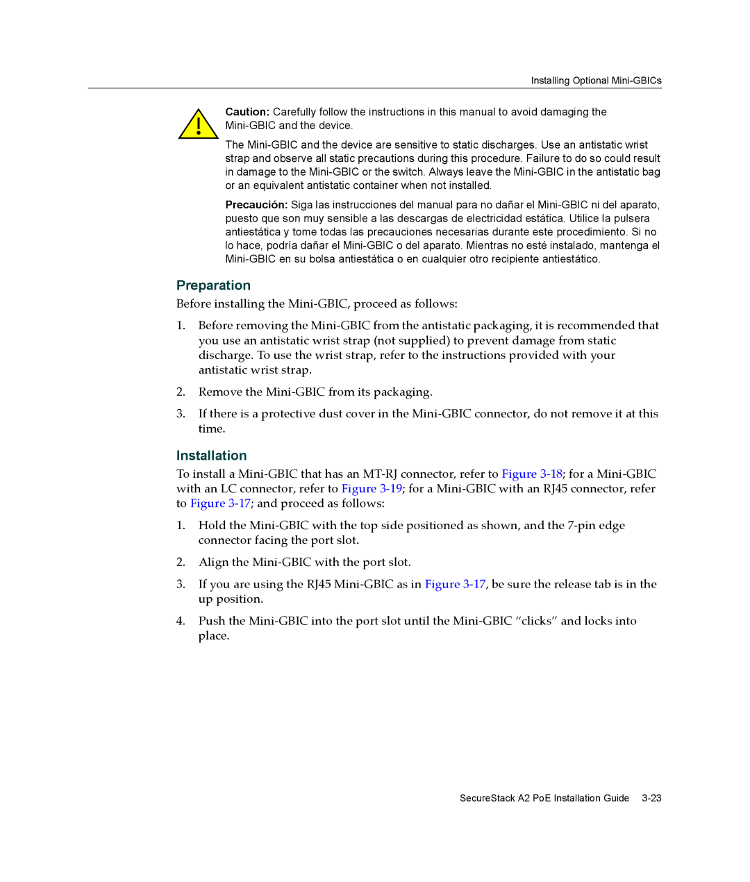 Enterasys Networks A2H124-24P, A2H124-48P manual Preparation 