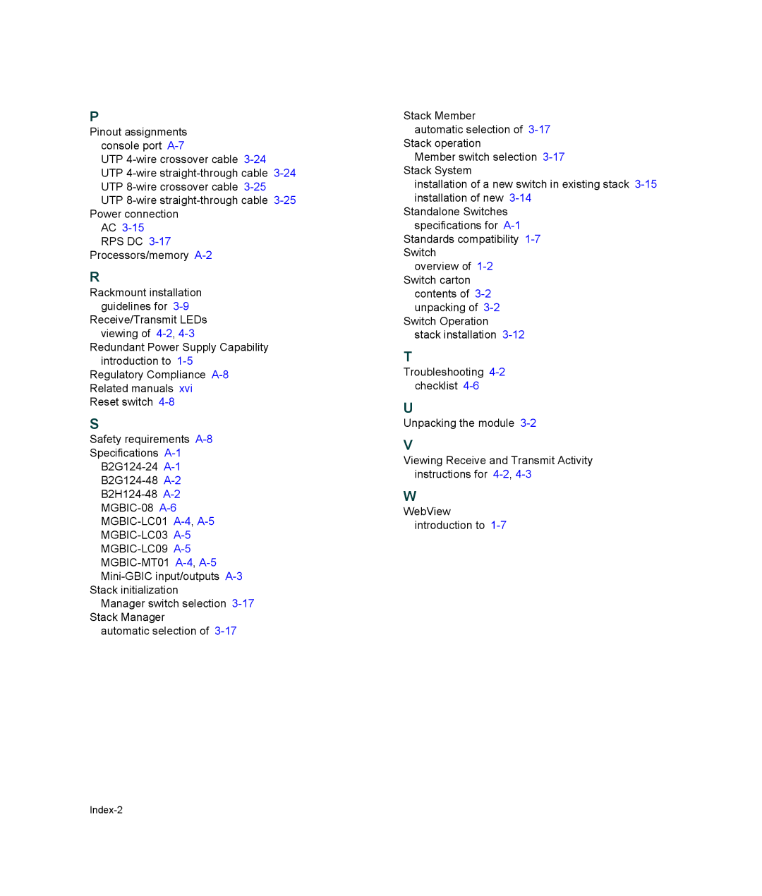 Enterasys Networks B2G124-24 manual Pinout assignments console port A-7 