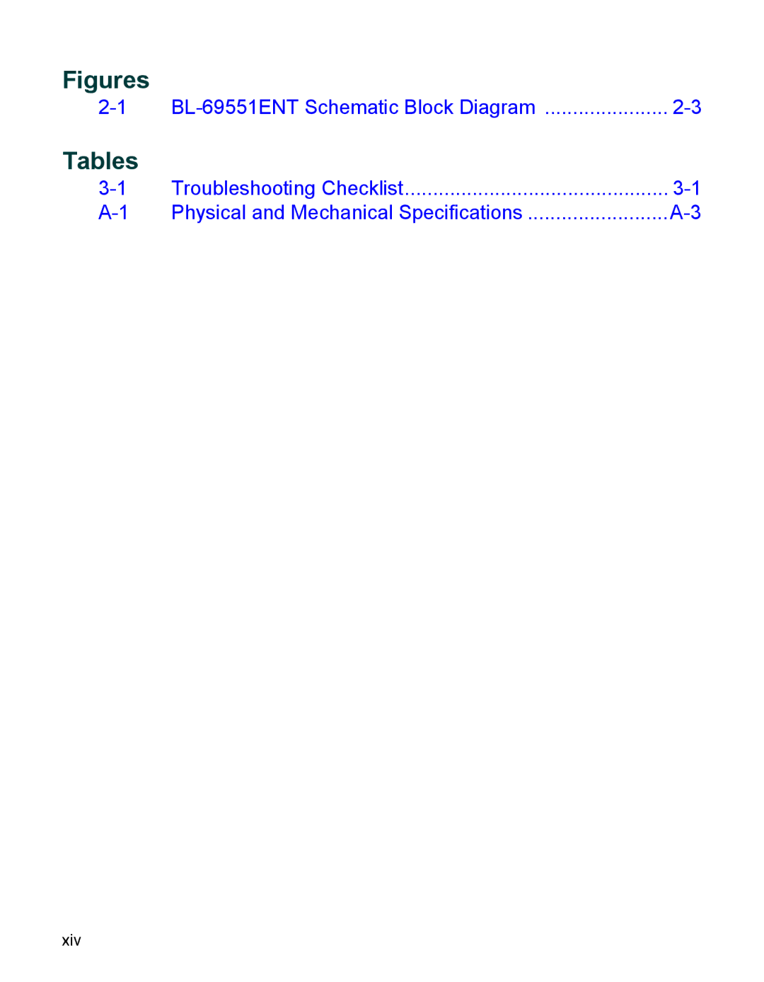 Enterasys Networks BL-69551ENT, BL-69108ENT manual Figures 