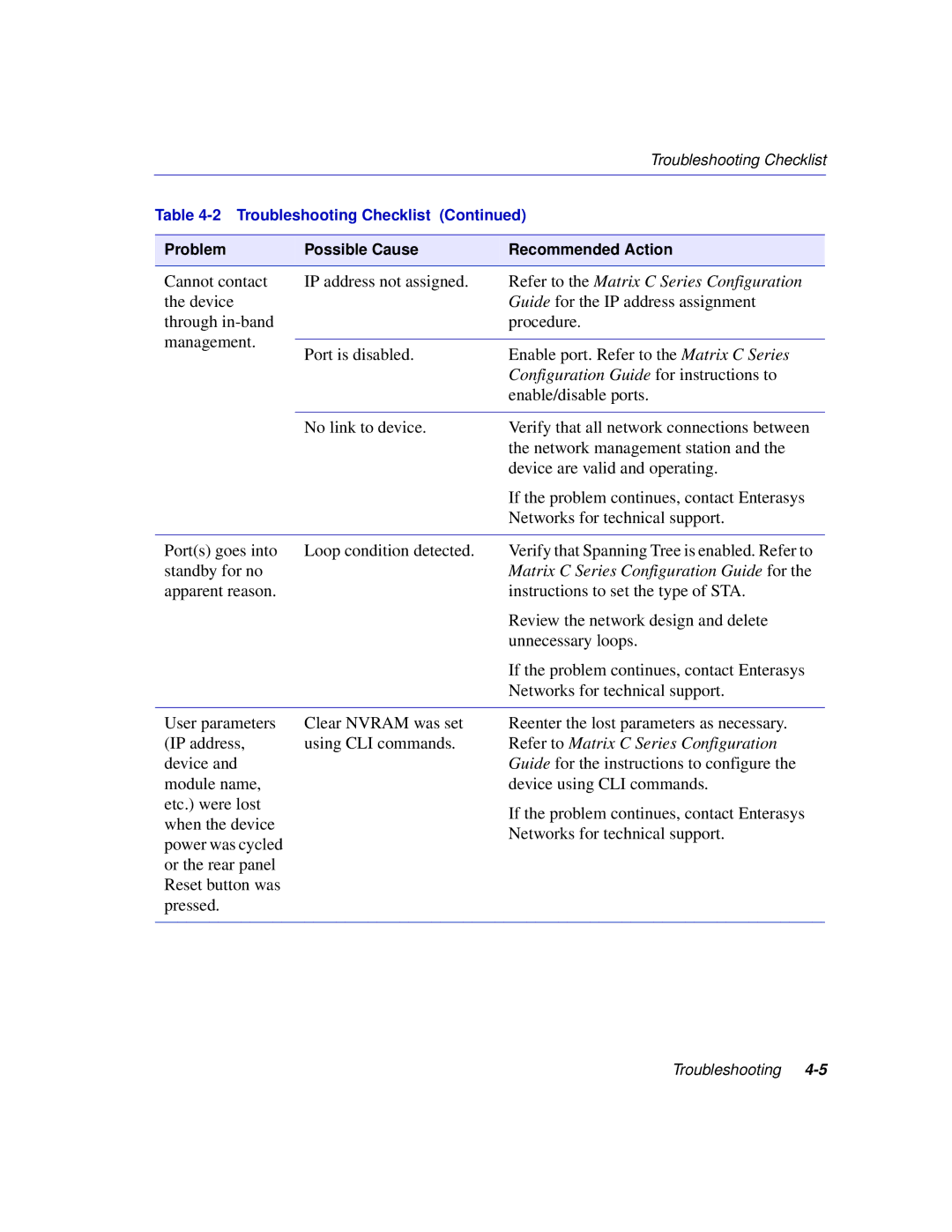 Enterasys Networks C1H124-48, C1H124-24 manual Configuration Guide for instructions to 