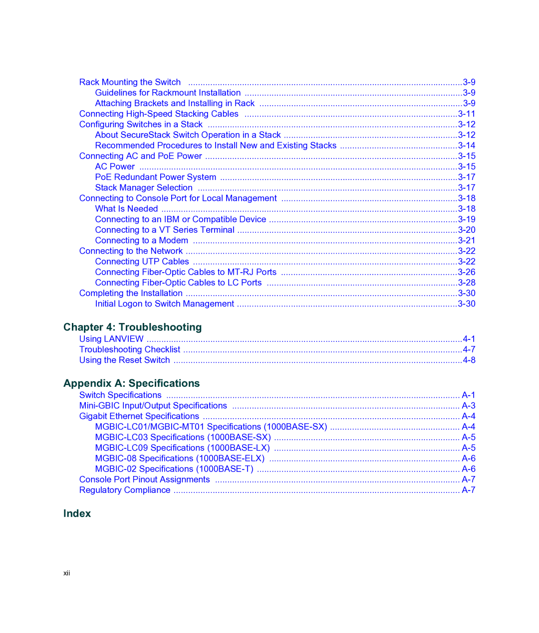 Enterasys Networks C3G124-48P, C3G124-24P manual Troubleshooting 