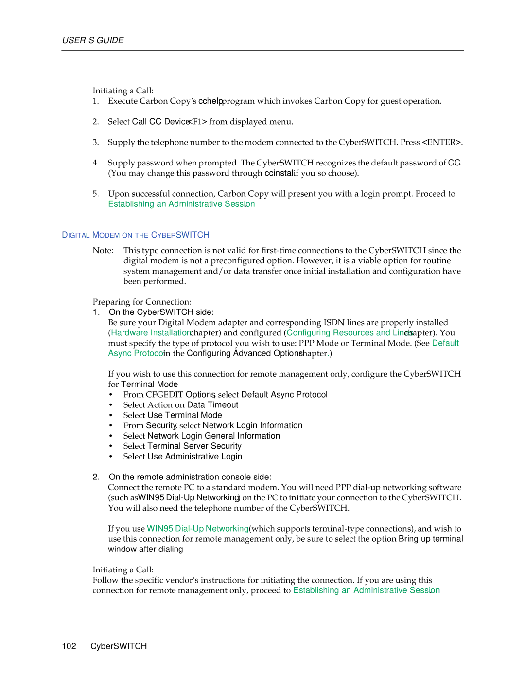 Enterasys Networks CSX5500, CSX6000, CSX7000 manual From Cfgedit Options, select Default Async Protocol 