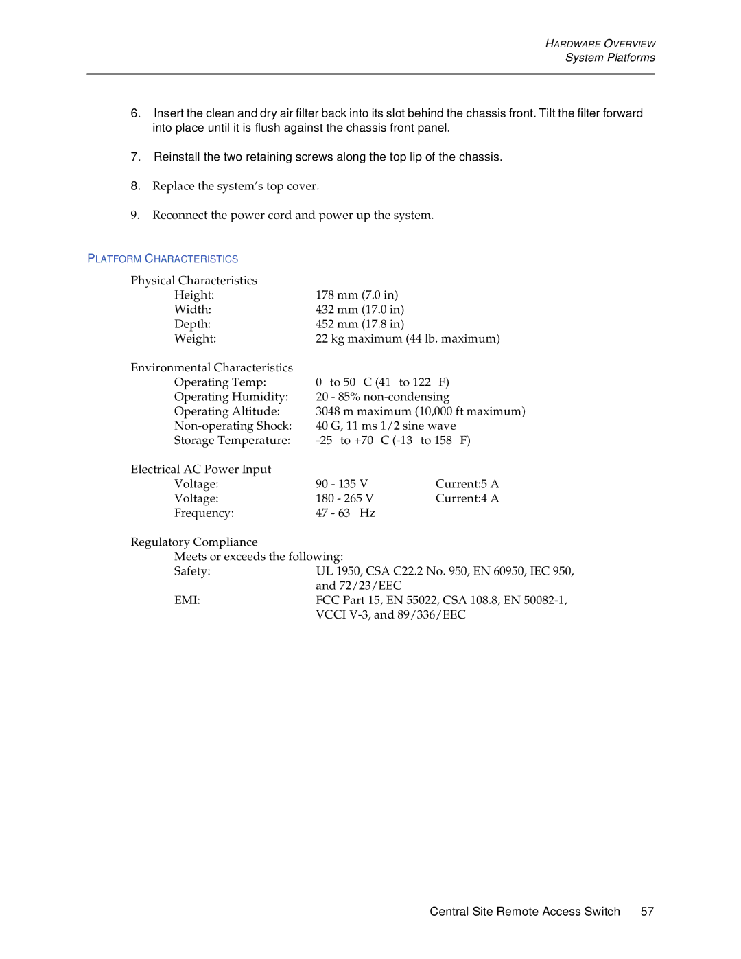 Enterasys Networks CSX5500, CSX6000, CSX7000 manual Emi 