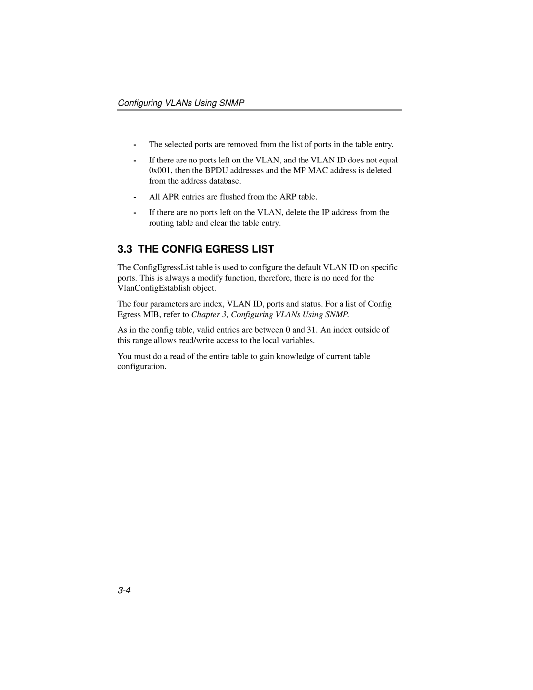 Enterasys Networks ELS10-27TX manual Config Egress List 