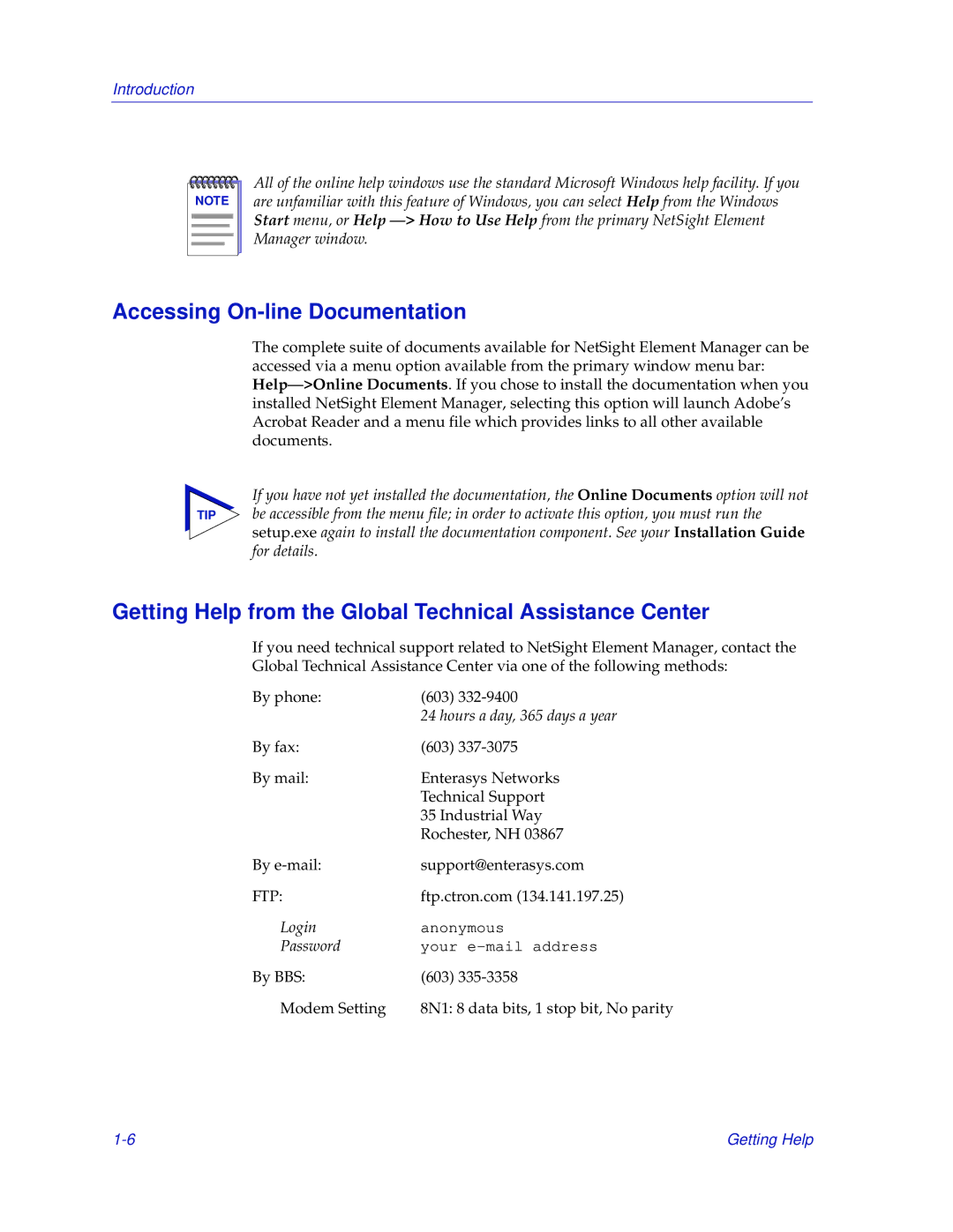 Enterasys Networks GatorMIM and GatorStar manual Accessing On-line Documentation 