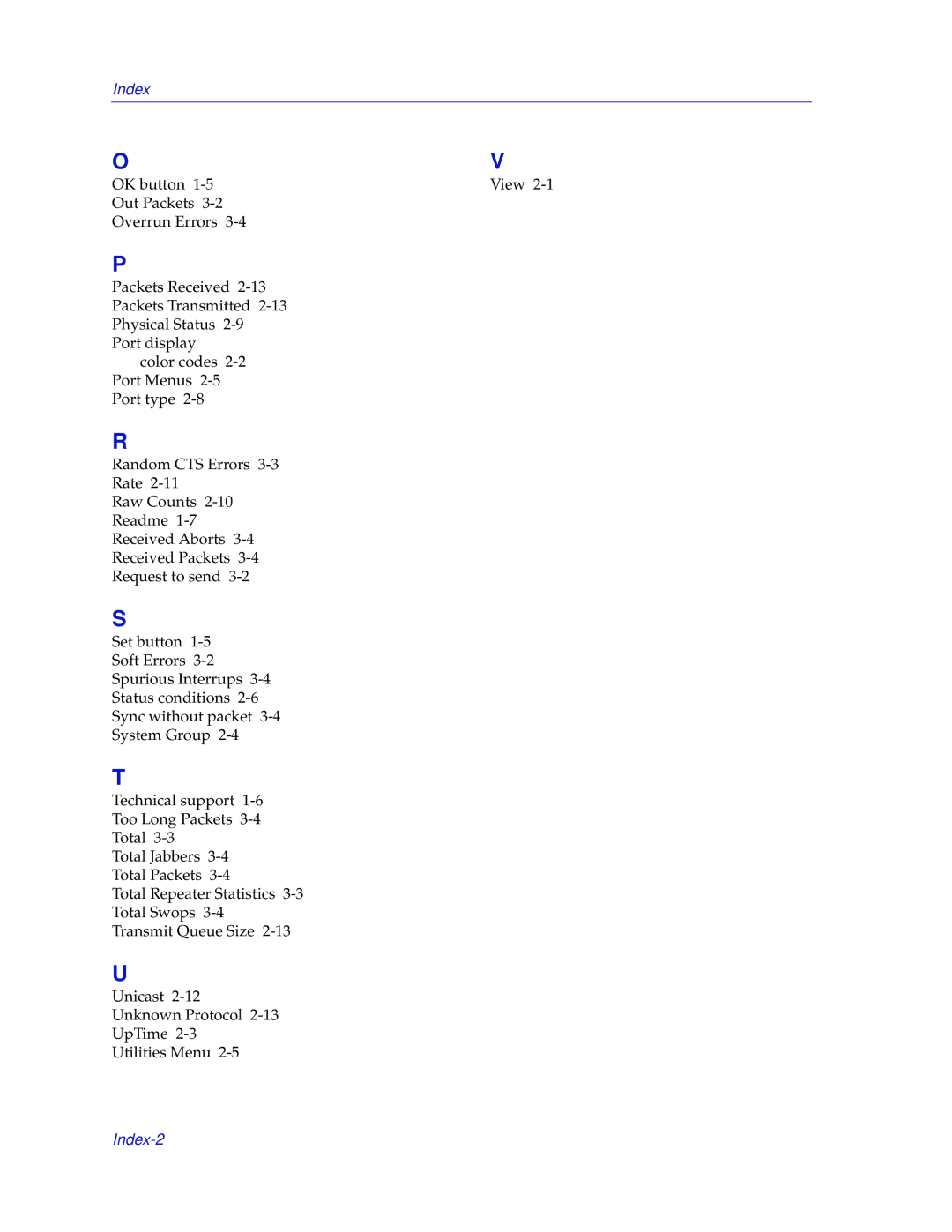 Enterasys Networks GatorMIM and GatorStar manual Index-2 