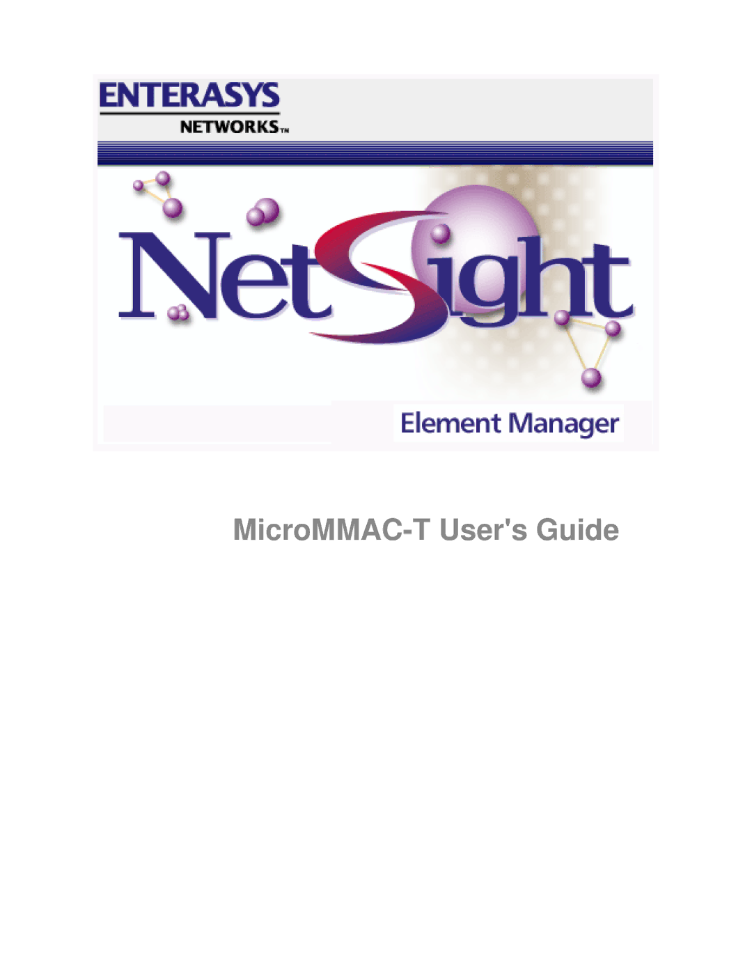 Enterasys Networks manual MicroMMAC-T Users Guide 