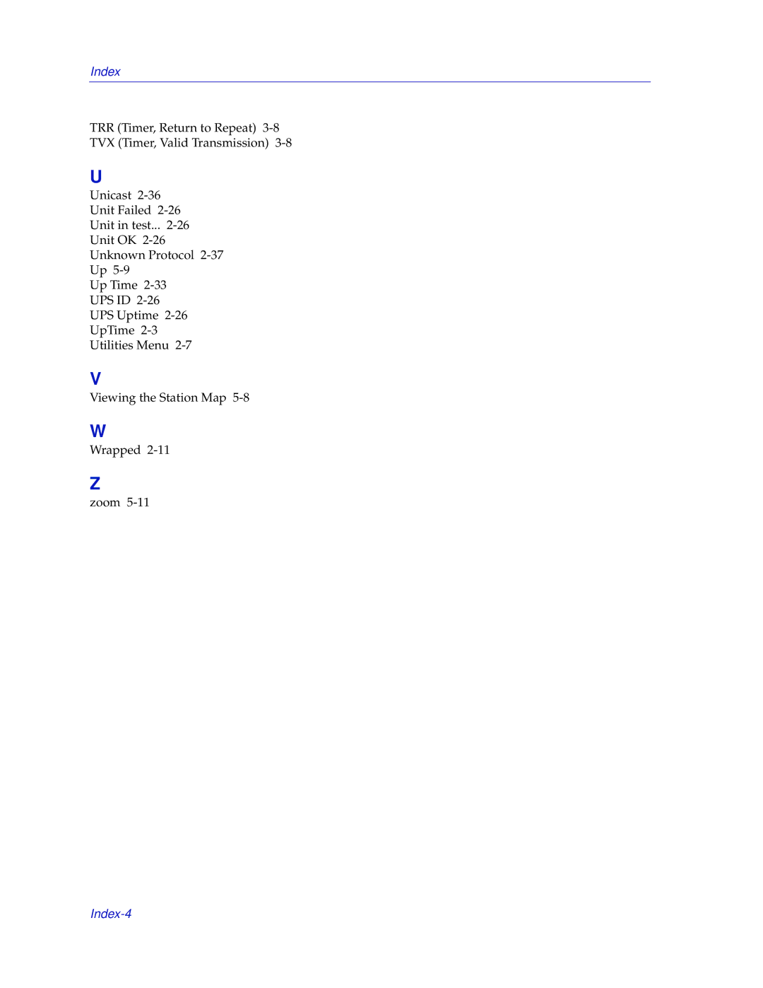 Enterasys Networks MicroMMAC-T manual Index-4 