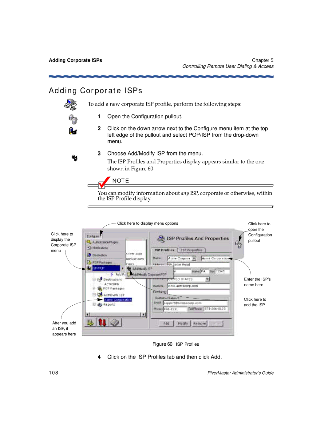 Enterasys Networks Network Card manual Adding Corporate ISPs, 108 