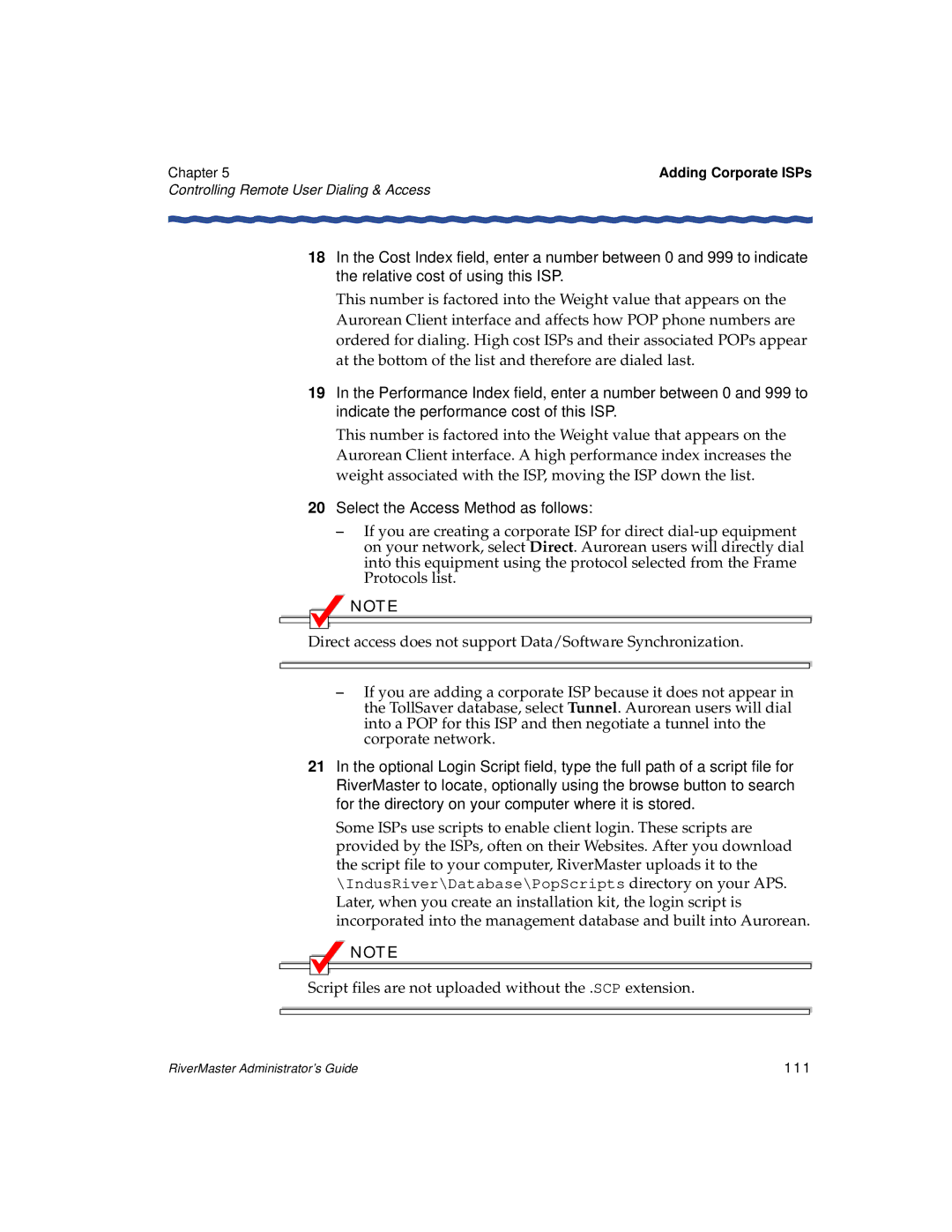 Enterasys Networks Network Card manual Select the Access Method as follows, 111 