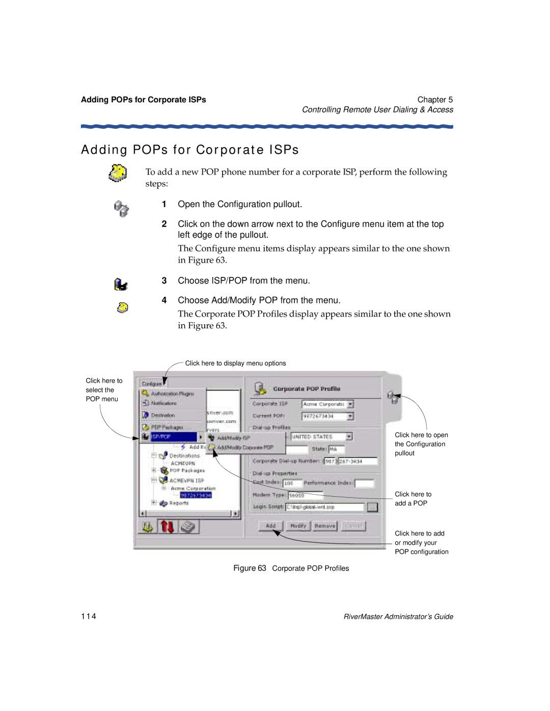 Enterasys Networks Network Card manual Adding POPs for Corporate ISPs, 114 