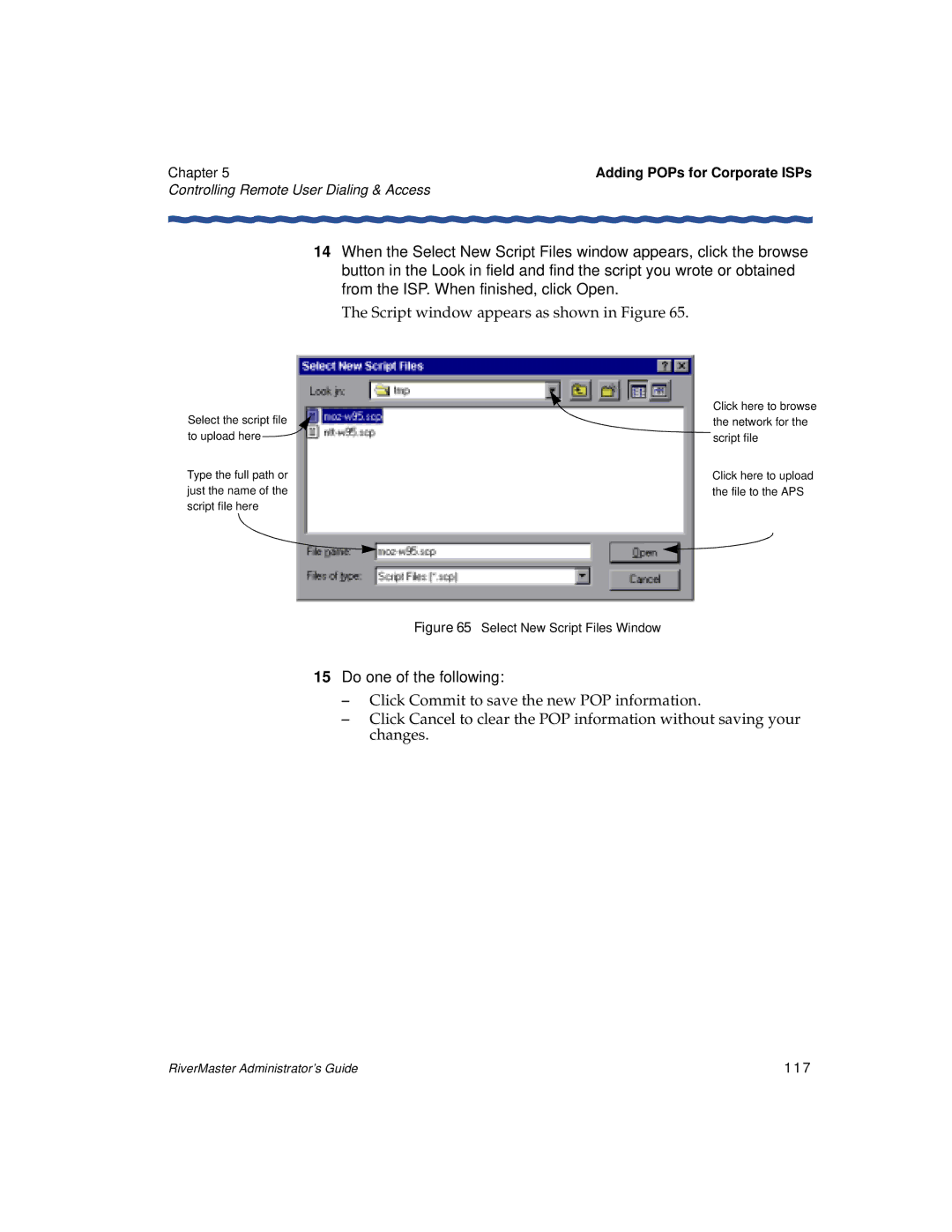 Enterasys Networks Network Card manual Script window appears as shown in Figure, 117 