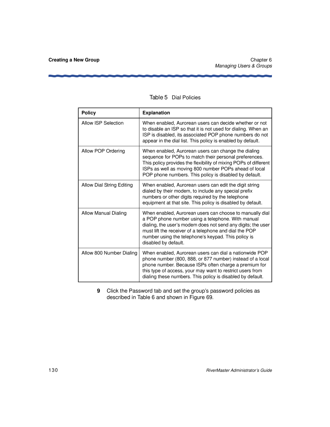 Enterasys Networks Network Card manual Policy Explanation, 130 