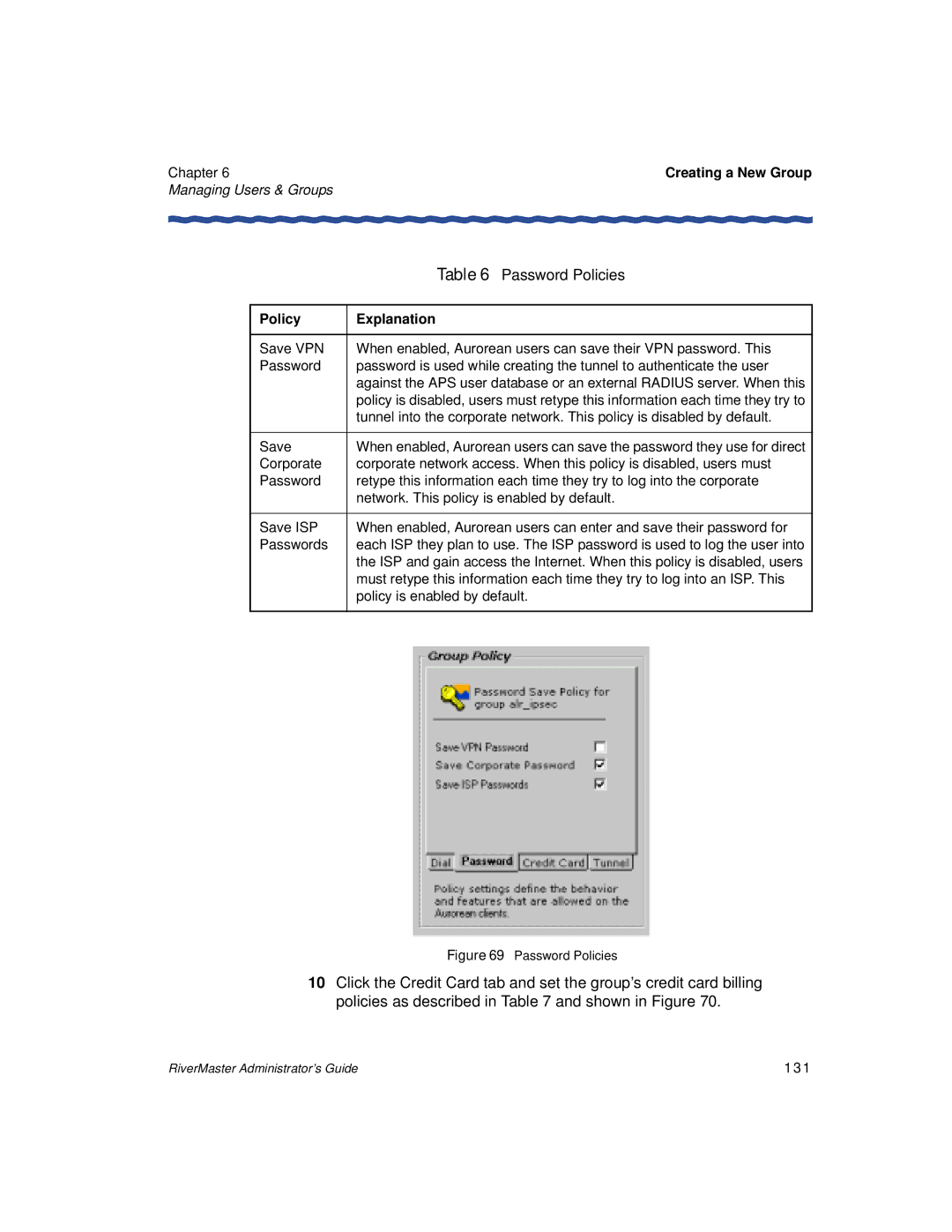 Enterasys Networks Network Card manual Password Policies, 131 