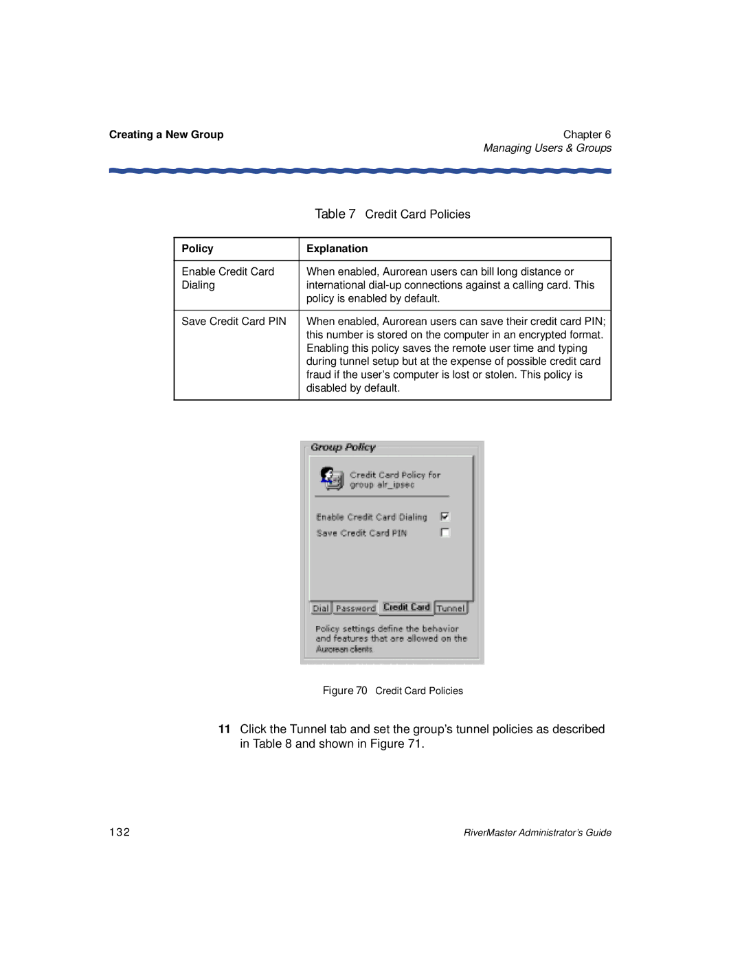 Enterasys Networks Network Card manual Credit Card Policies, 132 