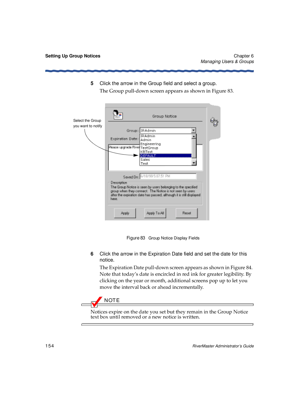 Enterasys Networks Network Card manual Click the arrow in the Group field and select a group, 154 