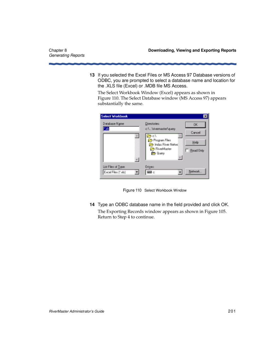 Enterasys Networks Network Card manual Select Workbook Window, 201 