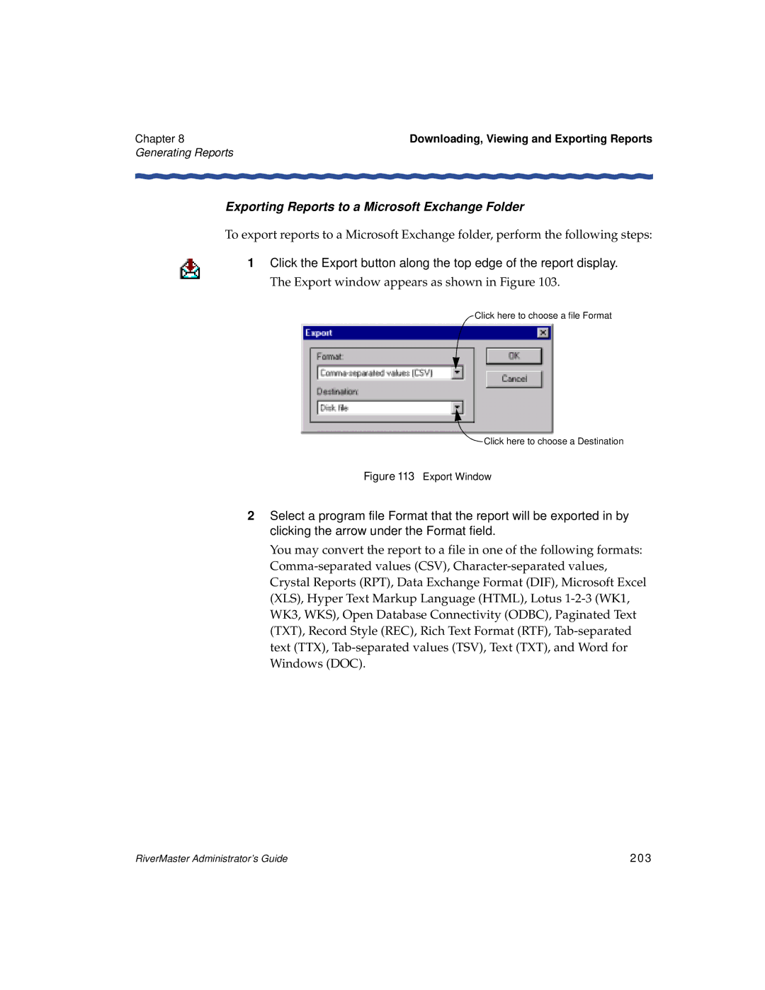 Enterasys Networks Network Card manual Exporting Reports to a Microsoft Exchange Folder, 203 