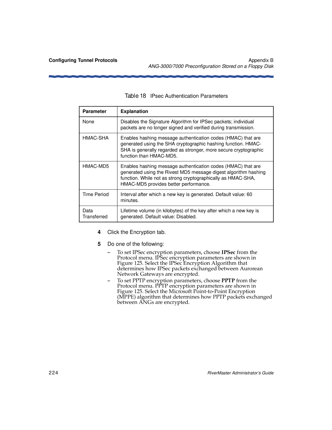 Enterasys Networks Network Card manual Click the Encryption tab Do one of the following, 224 