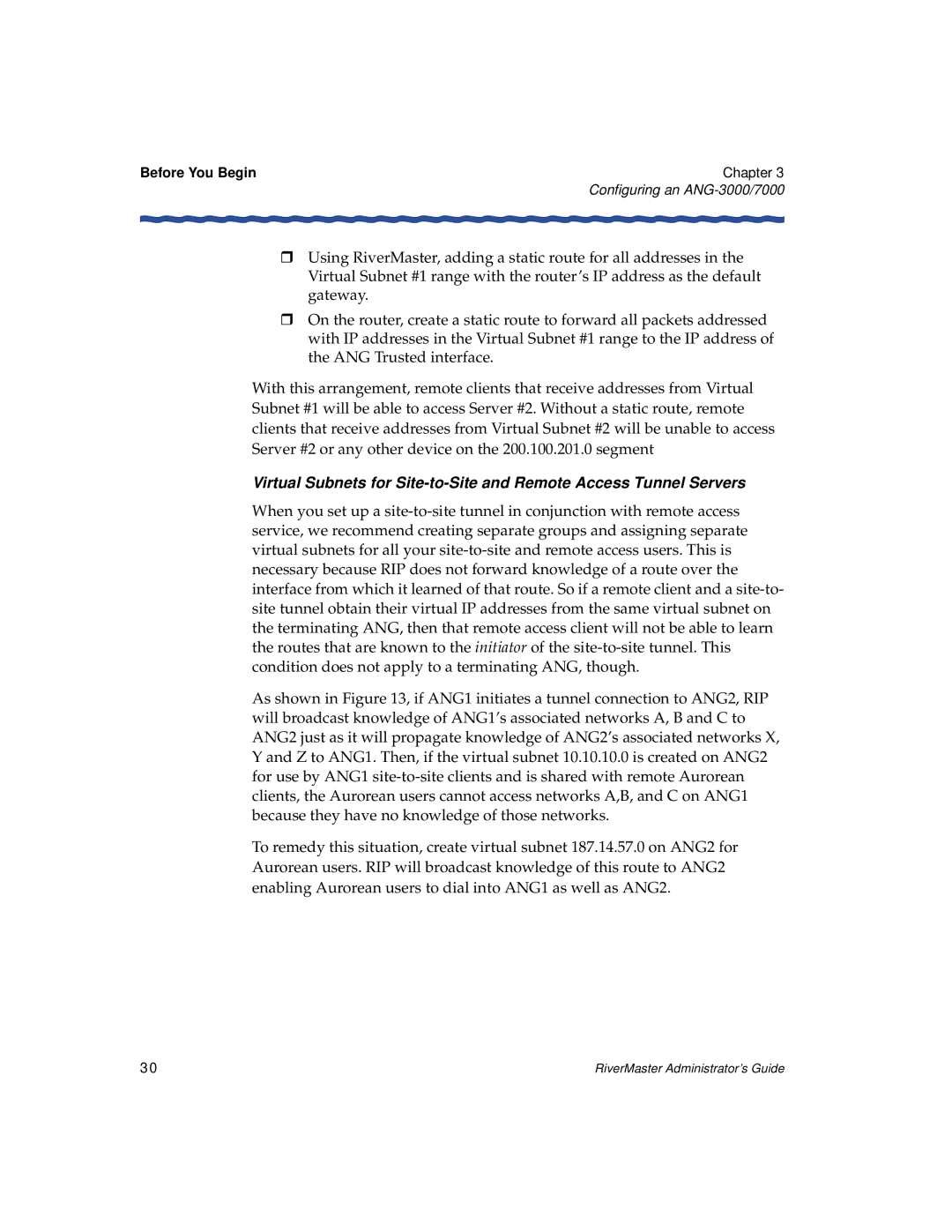 Enterasys Networks Network Card manual Configuring an ANG-3000/7000 