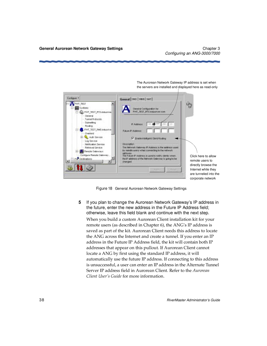 Enterasys Networks Network Card manual General Aurorean Network Gateway Settings 