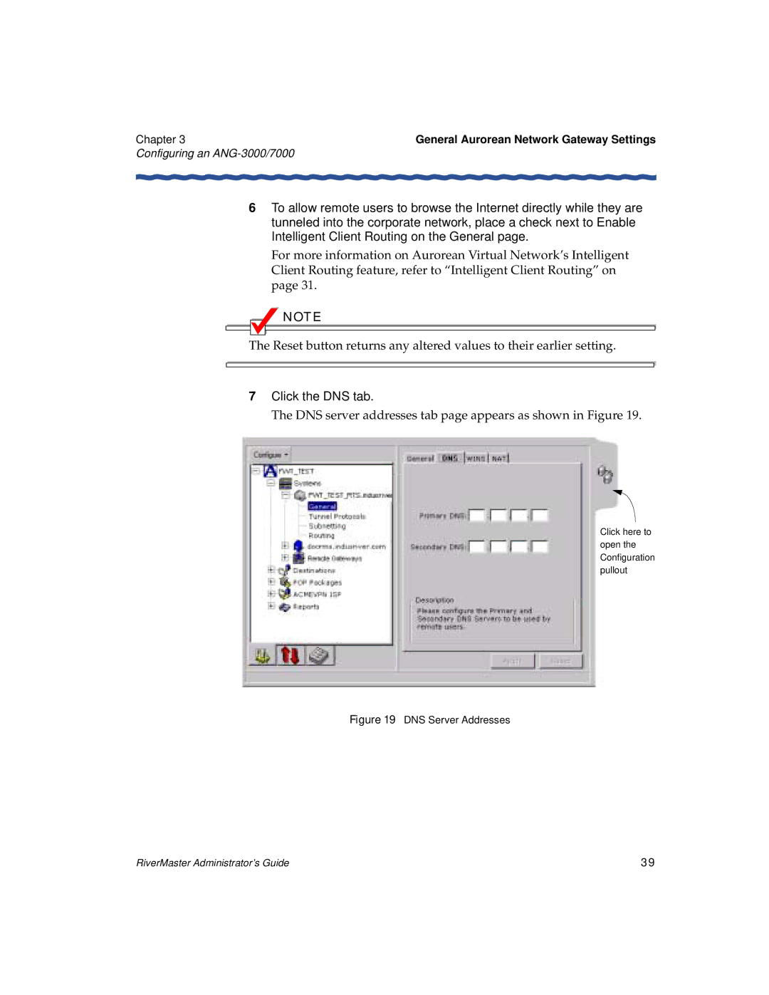 Enterasys Networks Network Card manual Click the DNS tab, DNS server addresses tab page appears as shown in Figure 