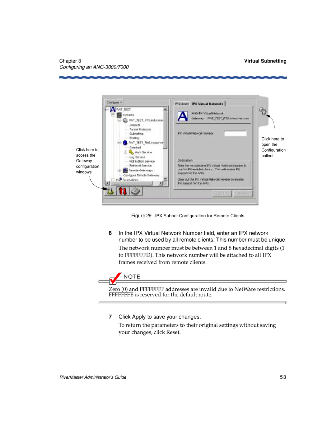 Enterasys Networks Network Card manual IPX Subnet Configuration for Remote Clients 