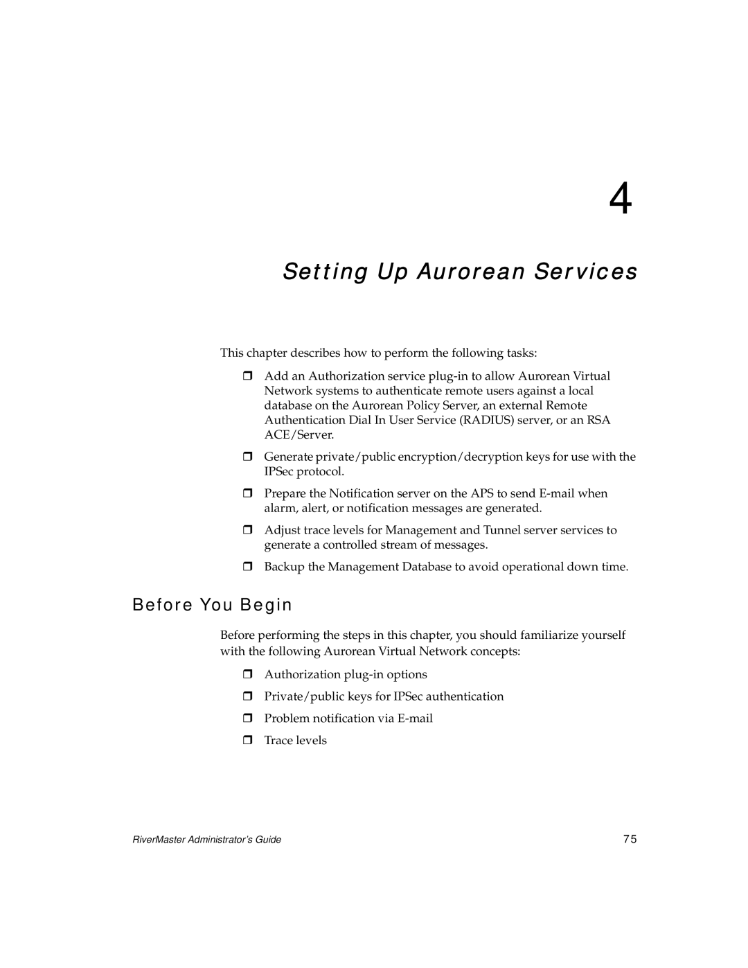 Enterasys Networks Network Card manual Setting Up Aurorean Services 