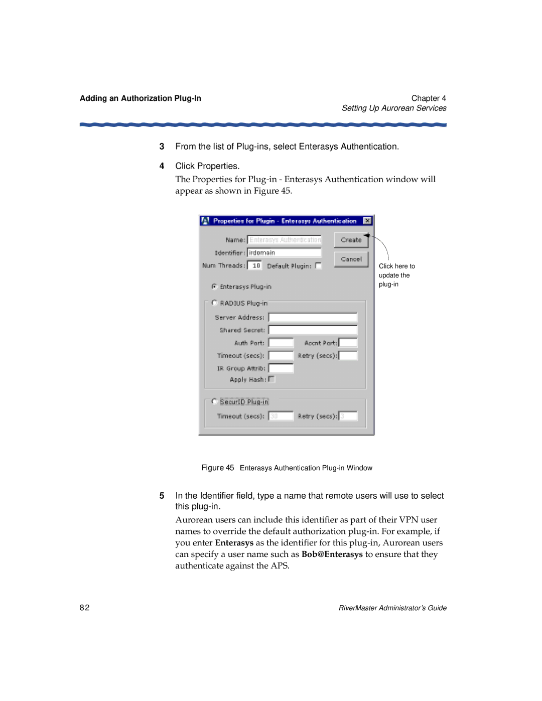 Enterasys Networks Network Card manual Click here to update the plug-in 