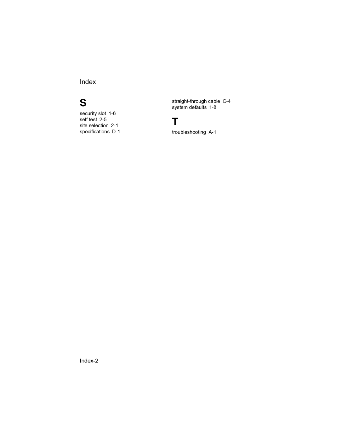 Enterasys Networks RBT-1002C-EU, RBT-1002-EU manual Index 