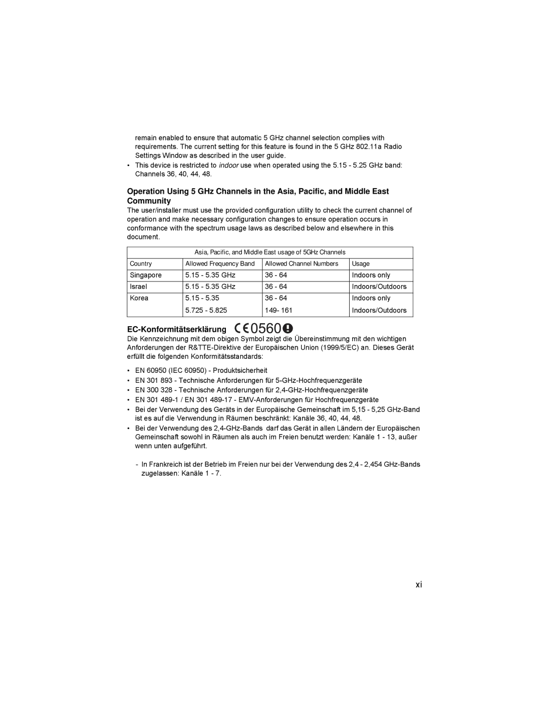 Enterasys Networks RBT-4102 manual EC-Konformitätserklärung 