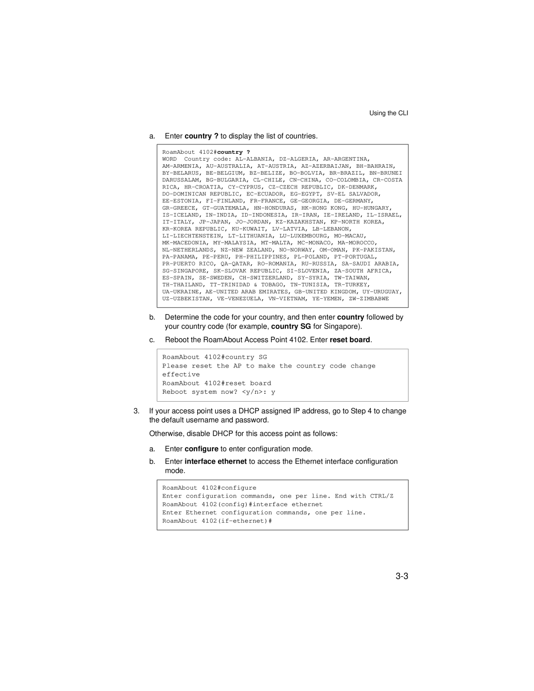 Enterasys Networks RBT-4102 manual Using the CLI 