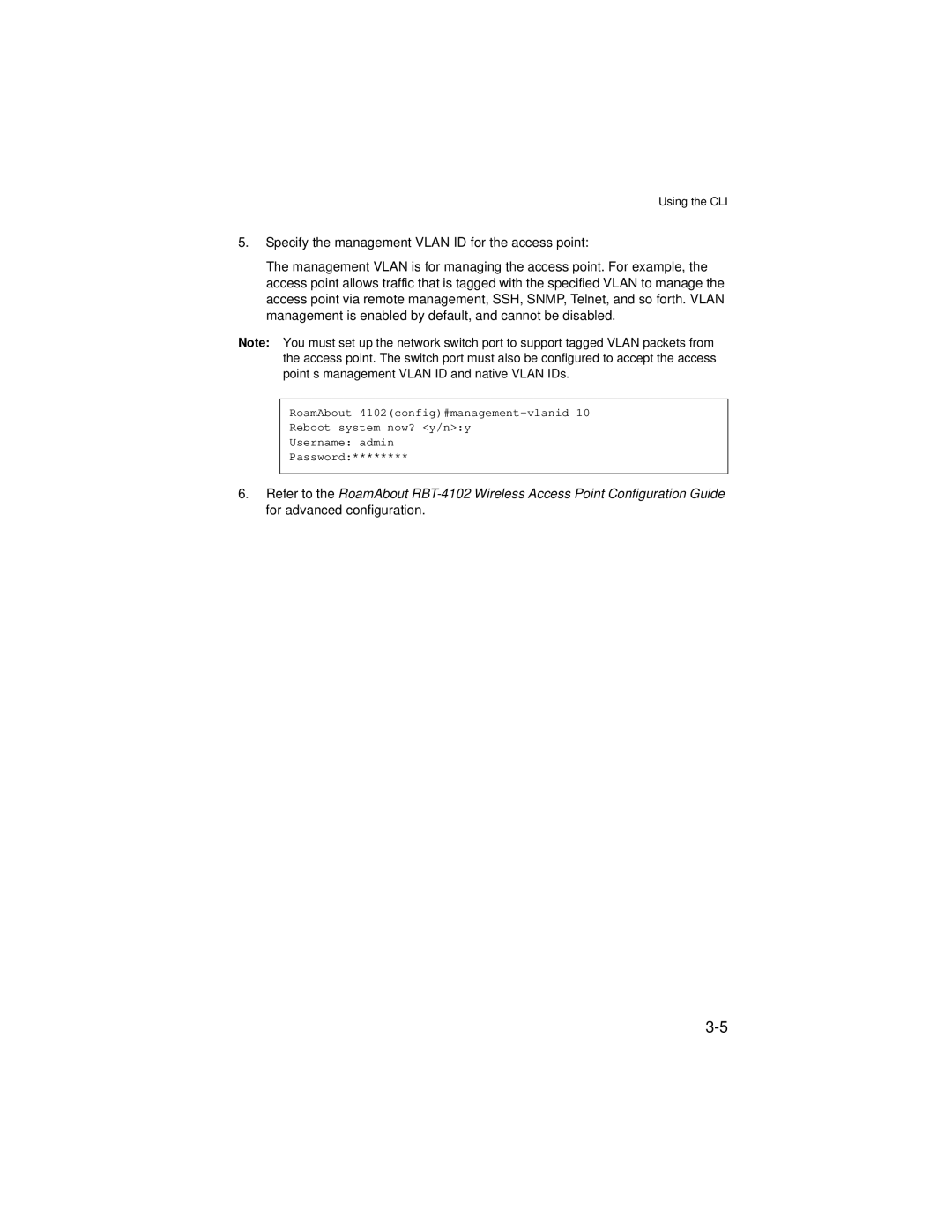 Enterasys Networks RBT-4102 manual Using the CLI 