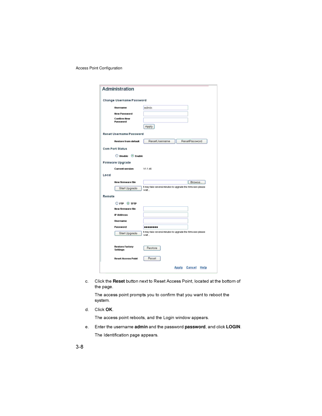 Enterasys Networks RBT-4102 manual Access Point Configuration 