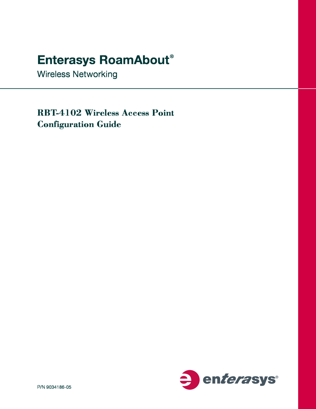 Enterasys Networks manual Enterasys RoamAbout, RBT-4102 Wireless Access Point Configuration Guide, Wireless Networking 