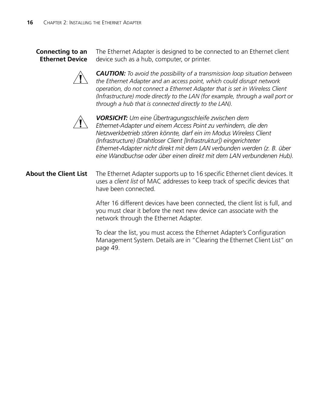 Enterasys Networks RBTSA-AA, RBTSA-AB manual Installing the Ethernet Adapter 