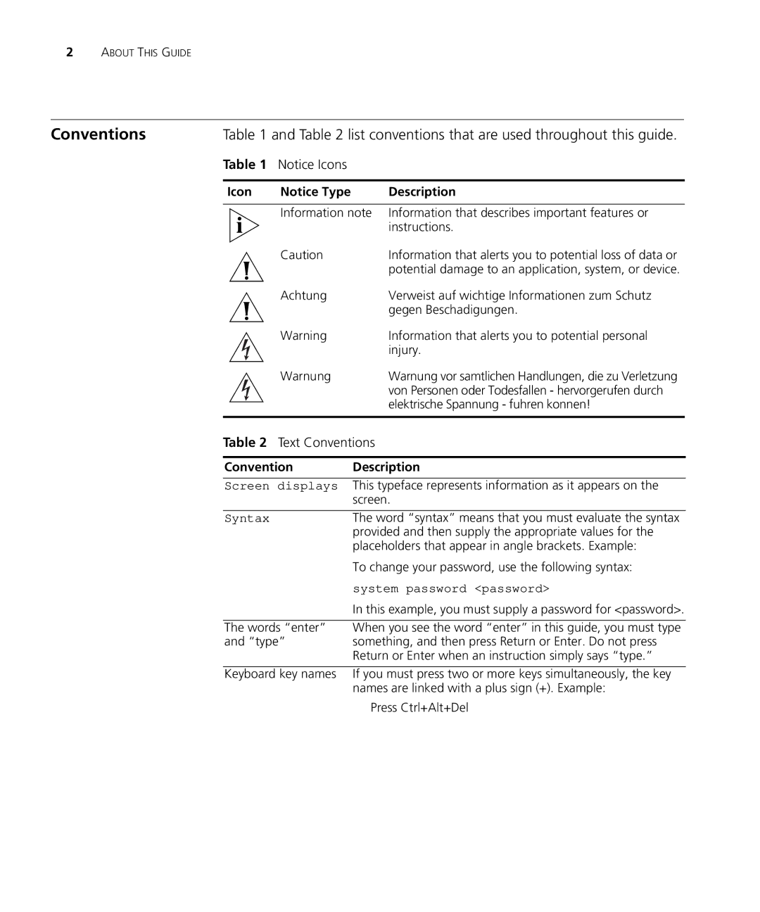 Enterasys Networks RBTSA-AA, RBTSA-AB manual Conventions, List conventions that are used throughout this guide 