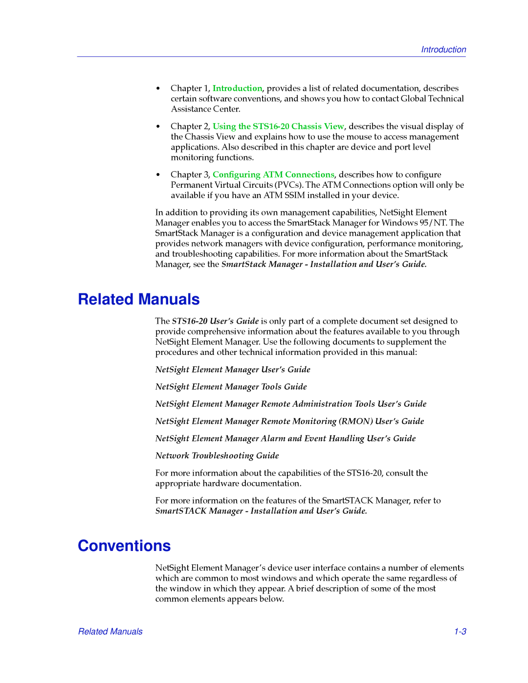 Enterasys Networks STS16-20 manual Related Manuals 