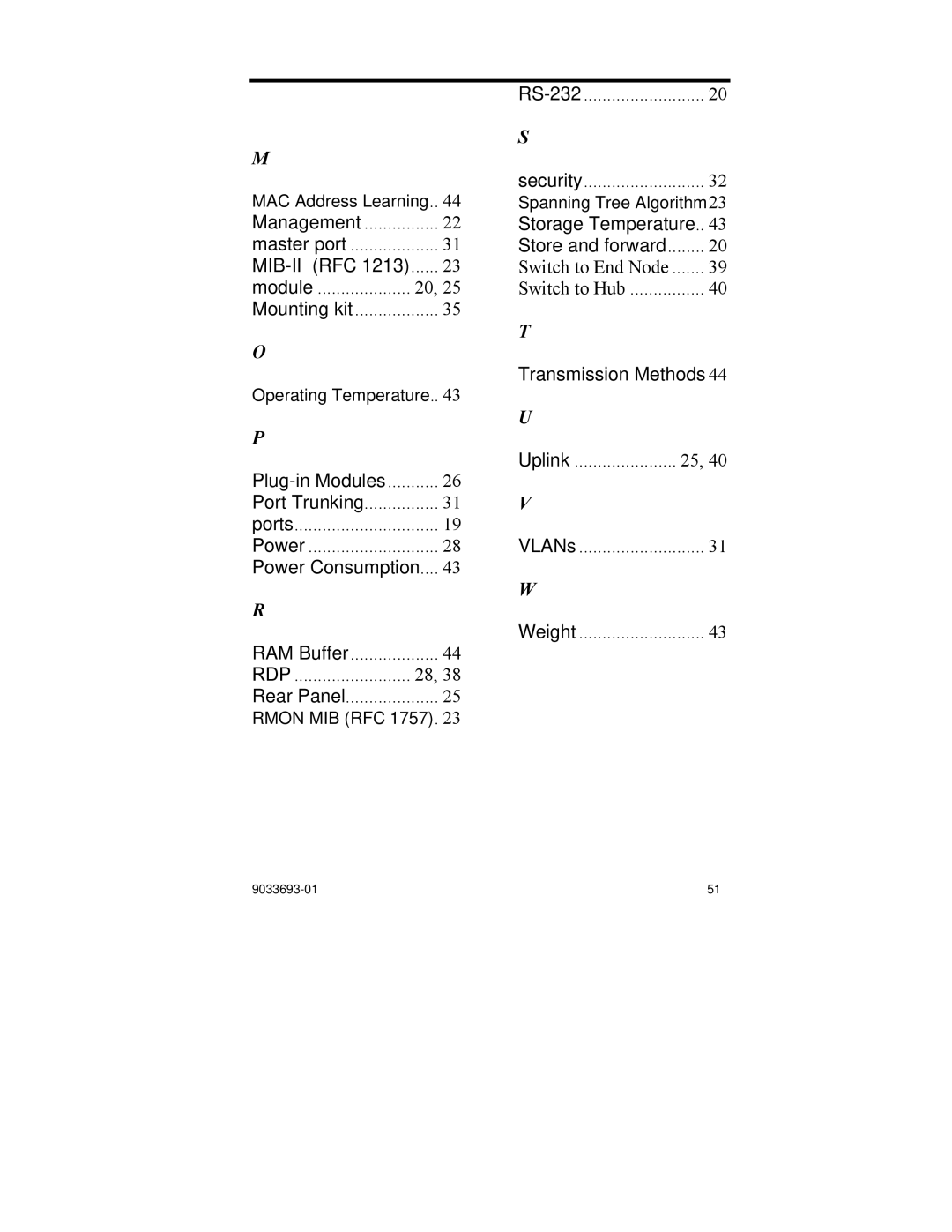 Enterasys Networks VH-2402-L3 manual Uplink 