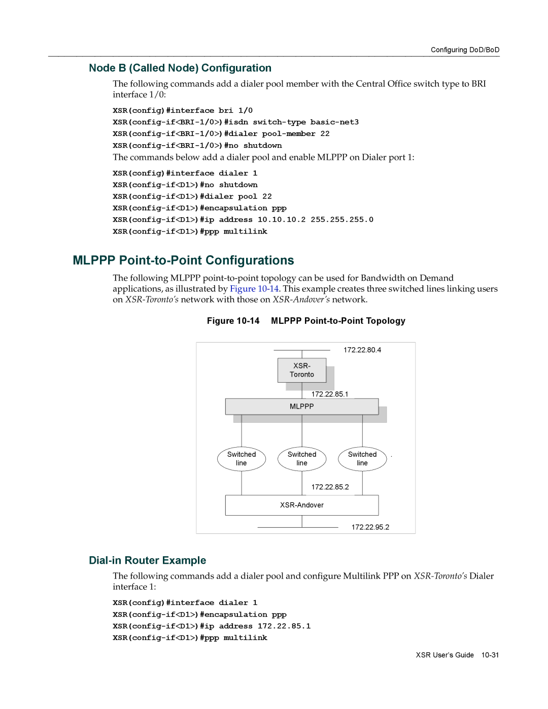 Enterasys Networks X-PeditionTM manual Mlppp Point-to-Point Configurations, Mlppp Point-to-Point Topology 