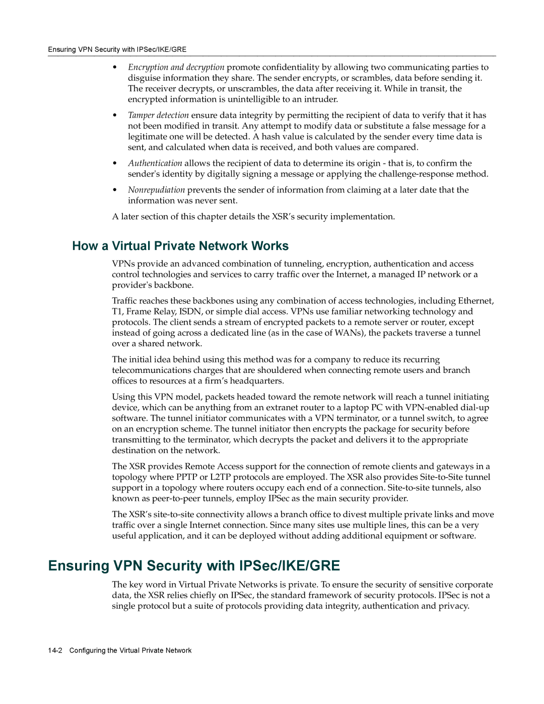 Enterasys Networks X-PeditionTM manual Ensuring VPN Security with IPSec/IKE/GRE, How a Virtual Private Network Works 