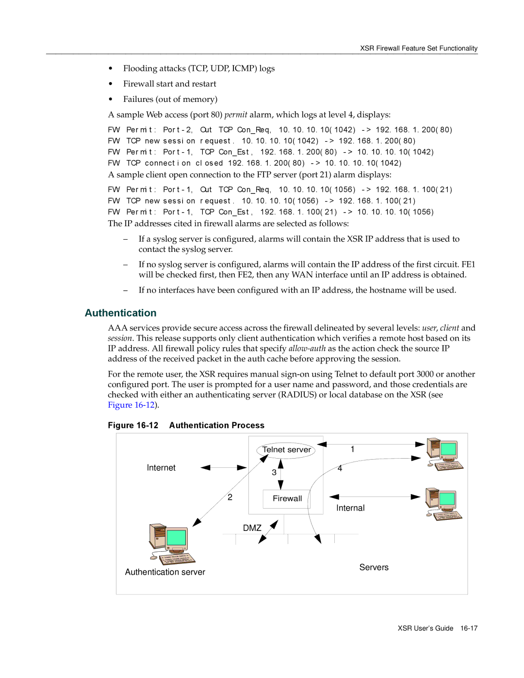 Enterasys Networks X-PeditionTM manual Authentication Process 