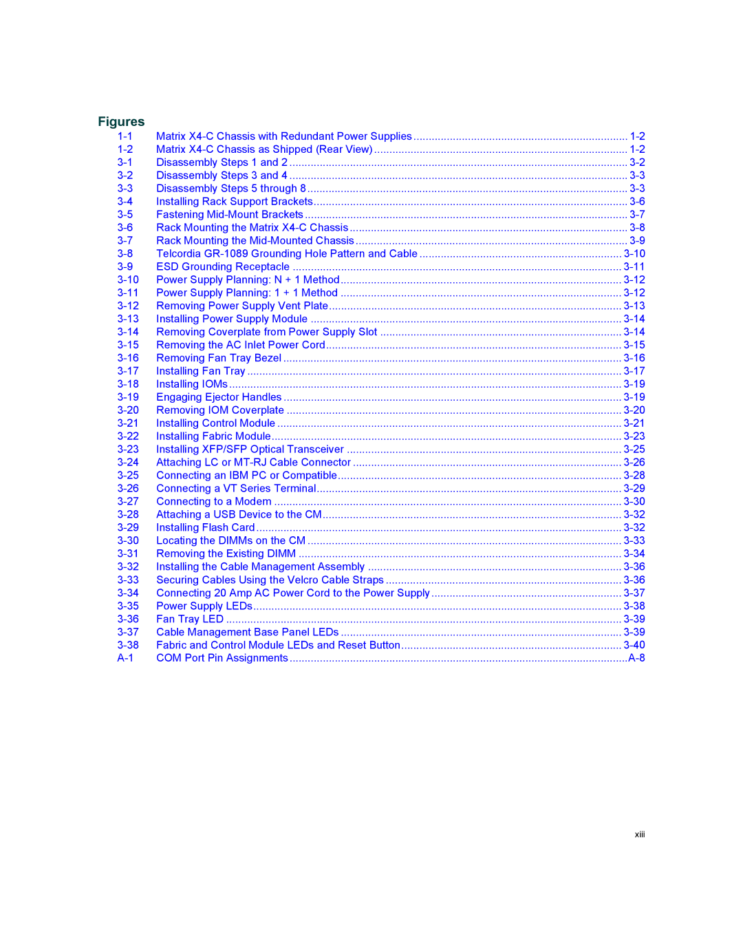 Enterasys Networks X009-U manual Figures 