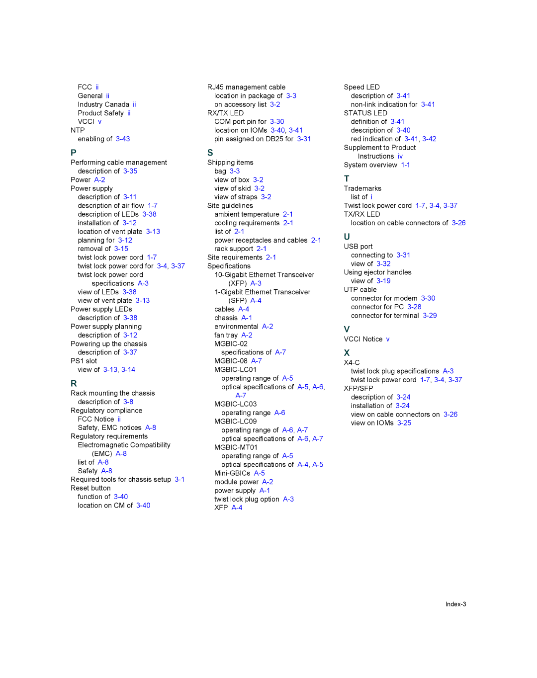 Enterasys Networks X009-U manual Ntp 