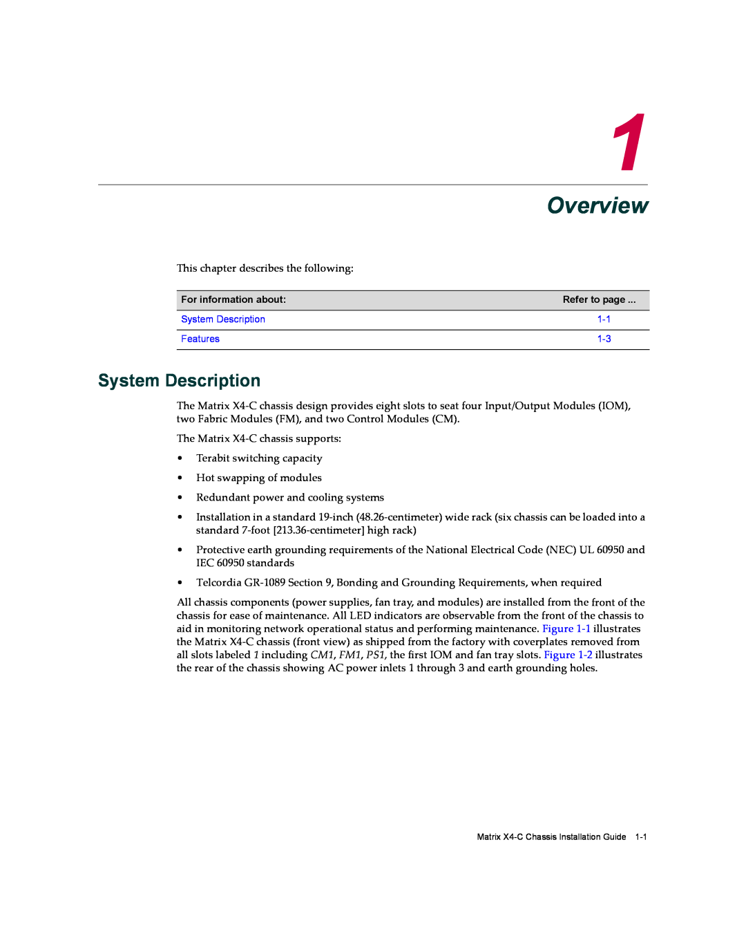 Enterasys Networks X009-U manual Overview, System Description 