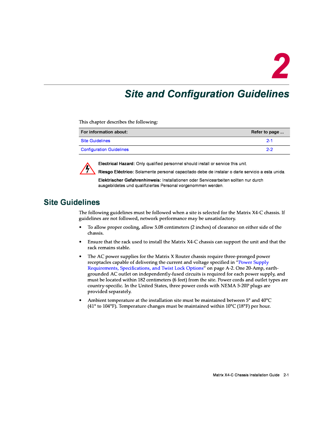 Enterasys Networks X009-U manual Site and Configuration Guidelines, Site Guidelines 