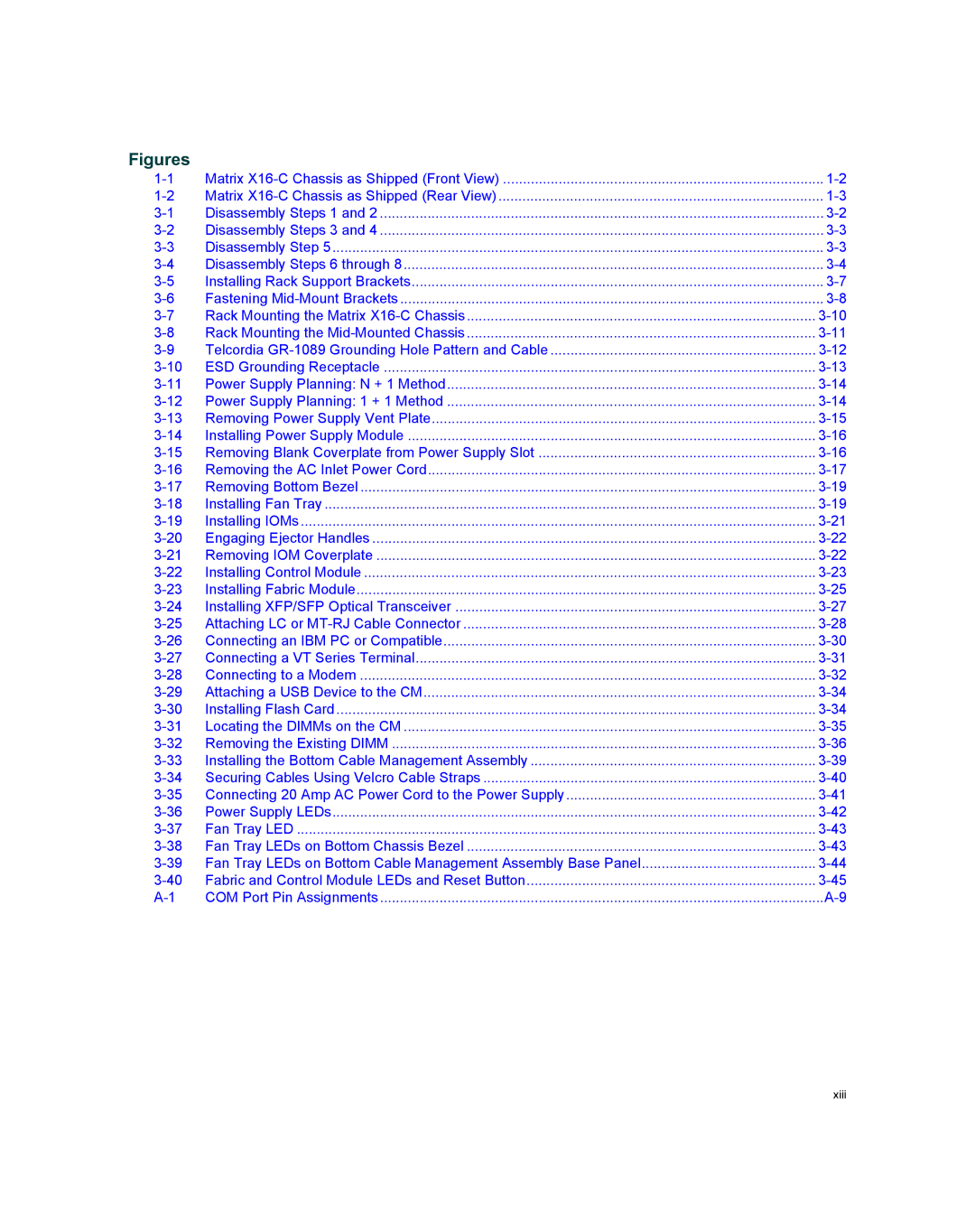 Enterasys Networks X16-C manual Figures 