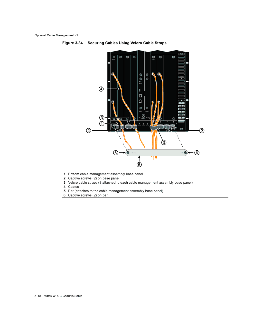 Enterasys Networks X16-C manual Securing Cables Using Velcro Cable Straps 