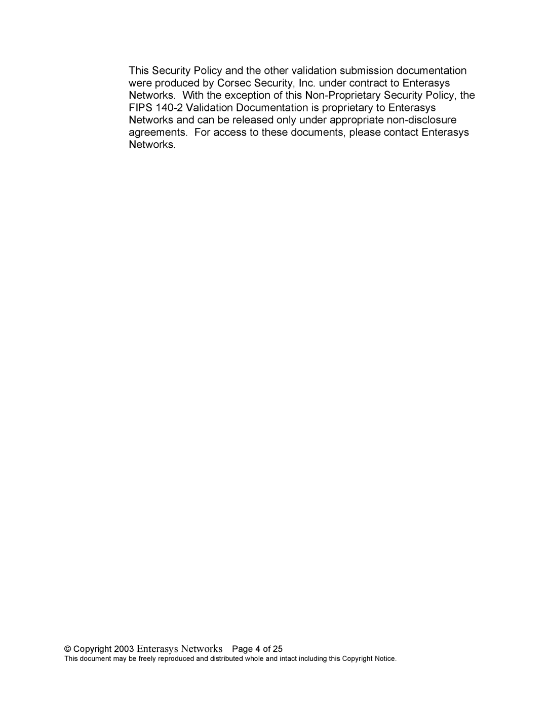 Enterasys Networks XSR-1850, XSR-1805, XSR-3250 manual Copyright 2003 Enterasys Networks Page 4 